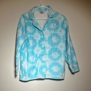 BedHead Pajamas Women's Blue Medallion Print Sleepwear Set – Size Medium